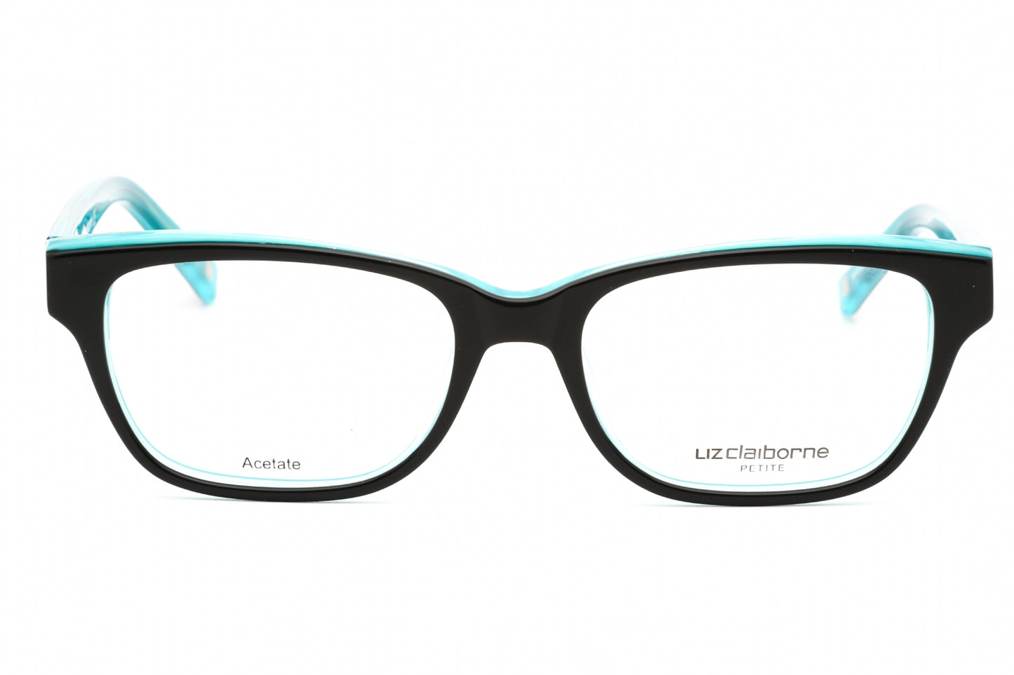 Liz Claiborne L 437 Db500 Eyeglasses Black Turquoise Size : 48