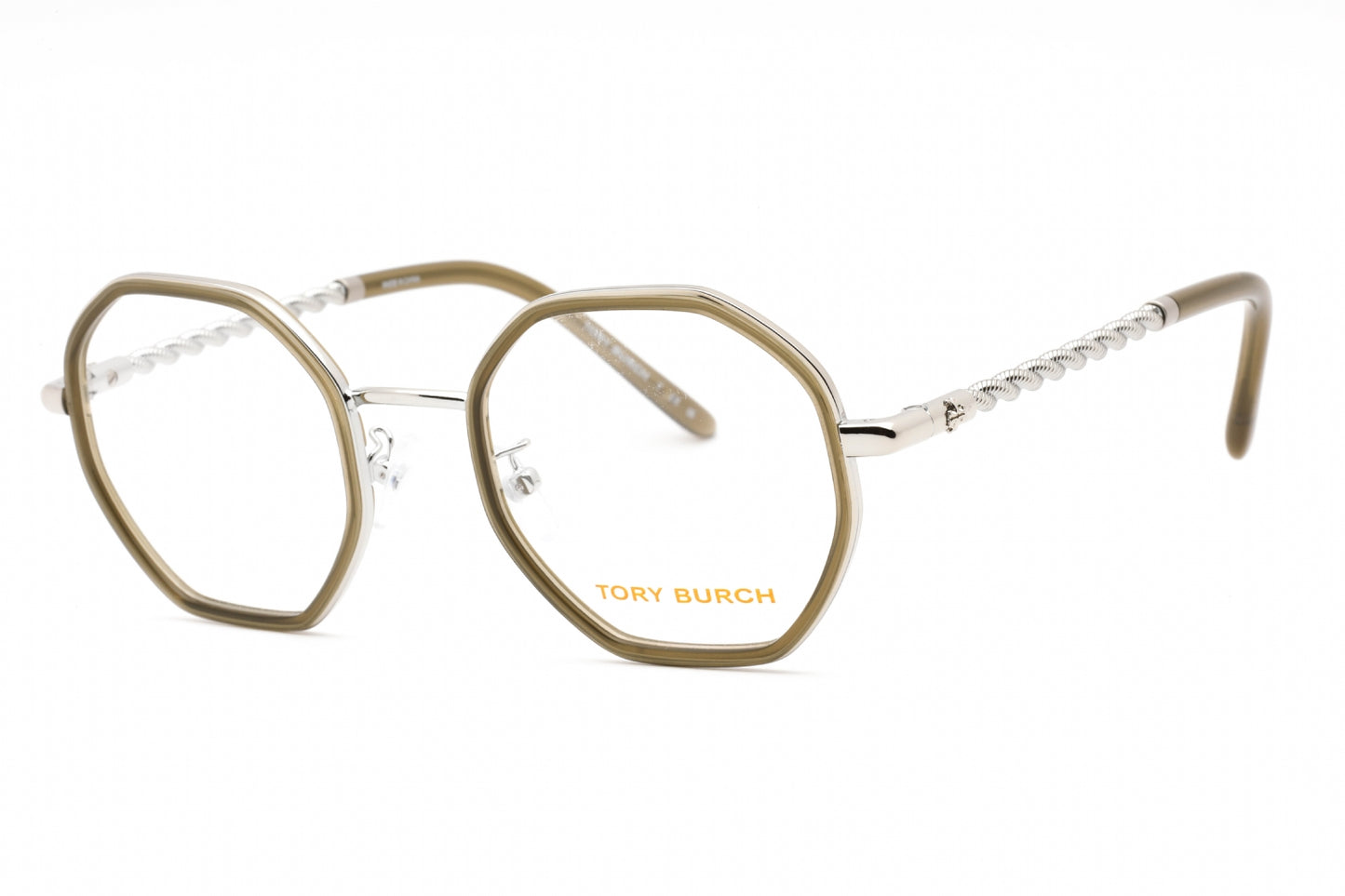 Tory Burch 1075 3338 Eyeglasses Milky Olive Size : 49