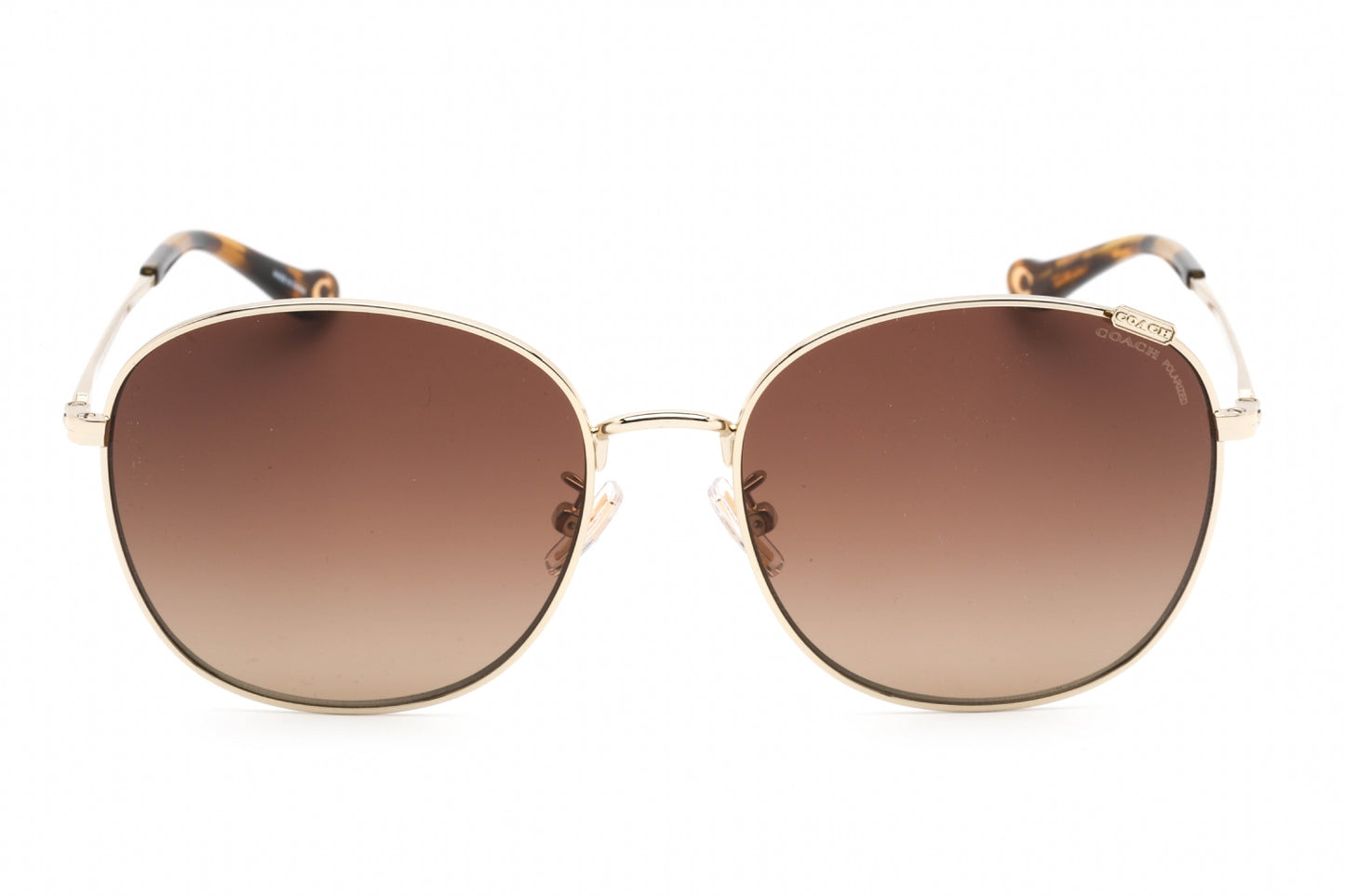 Coach 7134 9005t5 Sunglasses Shiny Light Gold Size : 57