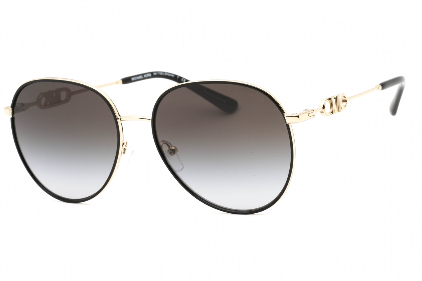 Michael Kors 1128j 10148g Sunglasses Light Gold Black Size : 58