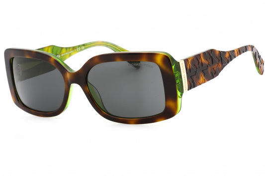 Michael Kors 2165 377687 Sunglasses Dark Tortoise Limeade Green Size : 56
