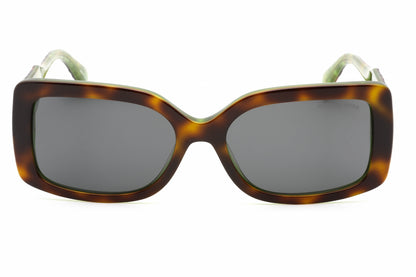 Michael Kors 2165 377687 Sunglasses Dark Tortoise Limeade Green Size : 56