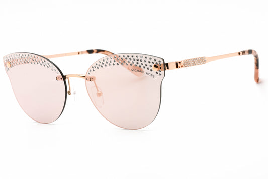 Michael Kors 1130b 11084z Sunglasses Pink Gold Size : 59