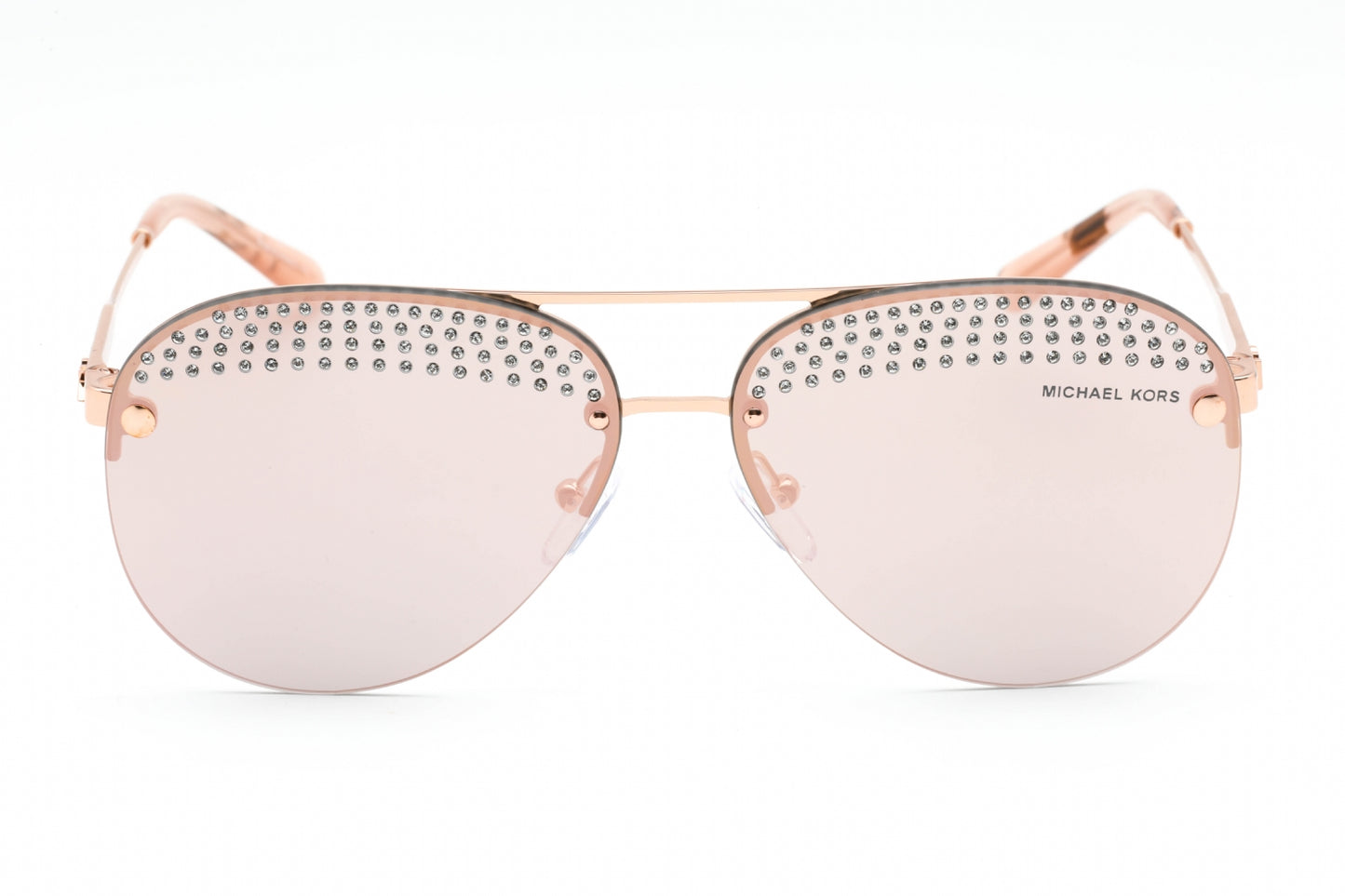 Michael Kors 1135b 11084z Sunglasses Rose Gold Size : 59