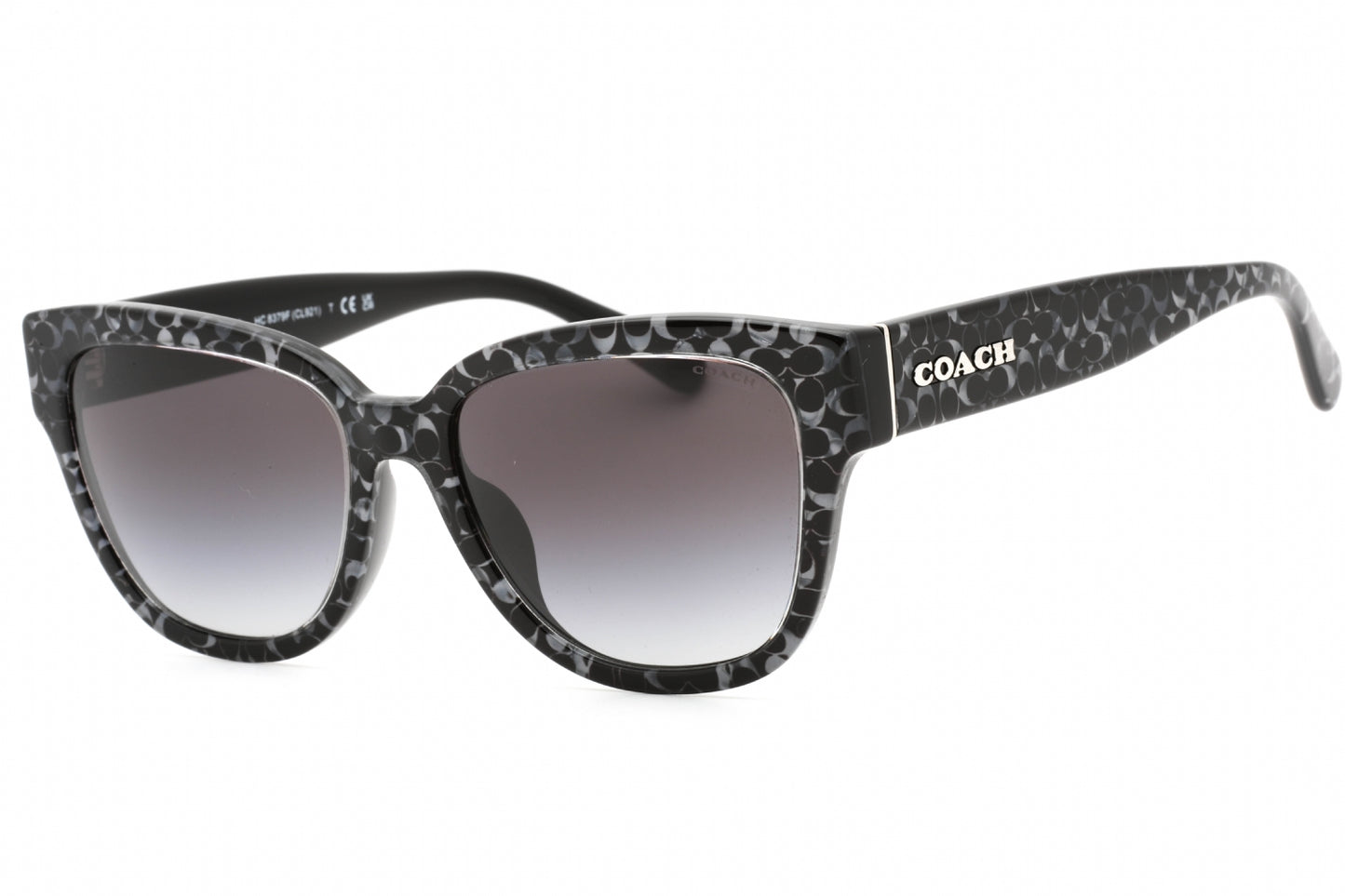 Coach 8379f 55208g Sunglasses Grey Pearl Signature C Size : 57
