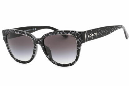 Coach 8379f 55208g Sunglasses Grey Pearl Signature C Size : 57