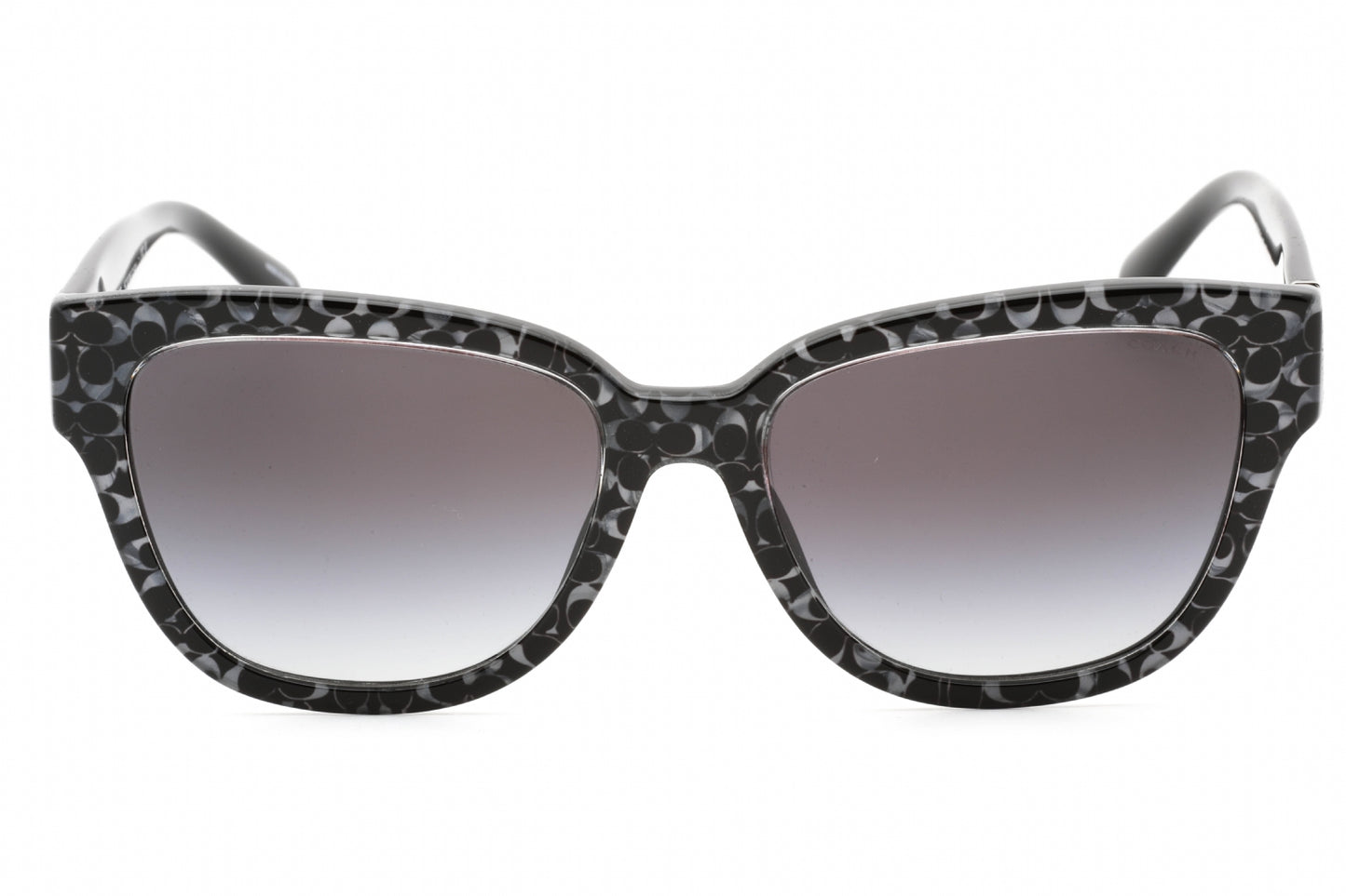 Coach 8379f 55208g Sunglasses Grey Pearl Signature C Size : 57