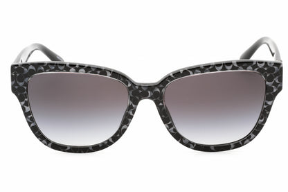 Coach 8379f 55208g Sunglasses Grey Pearl Signature C Size : 57