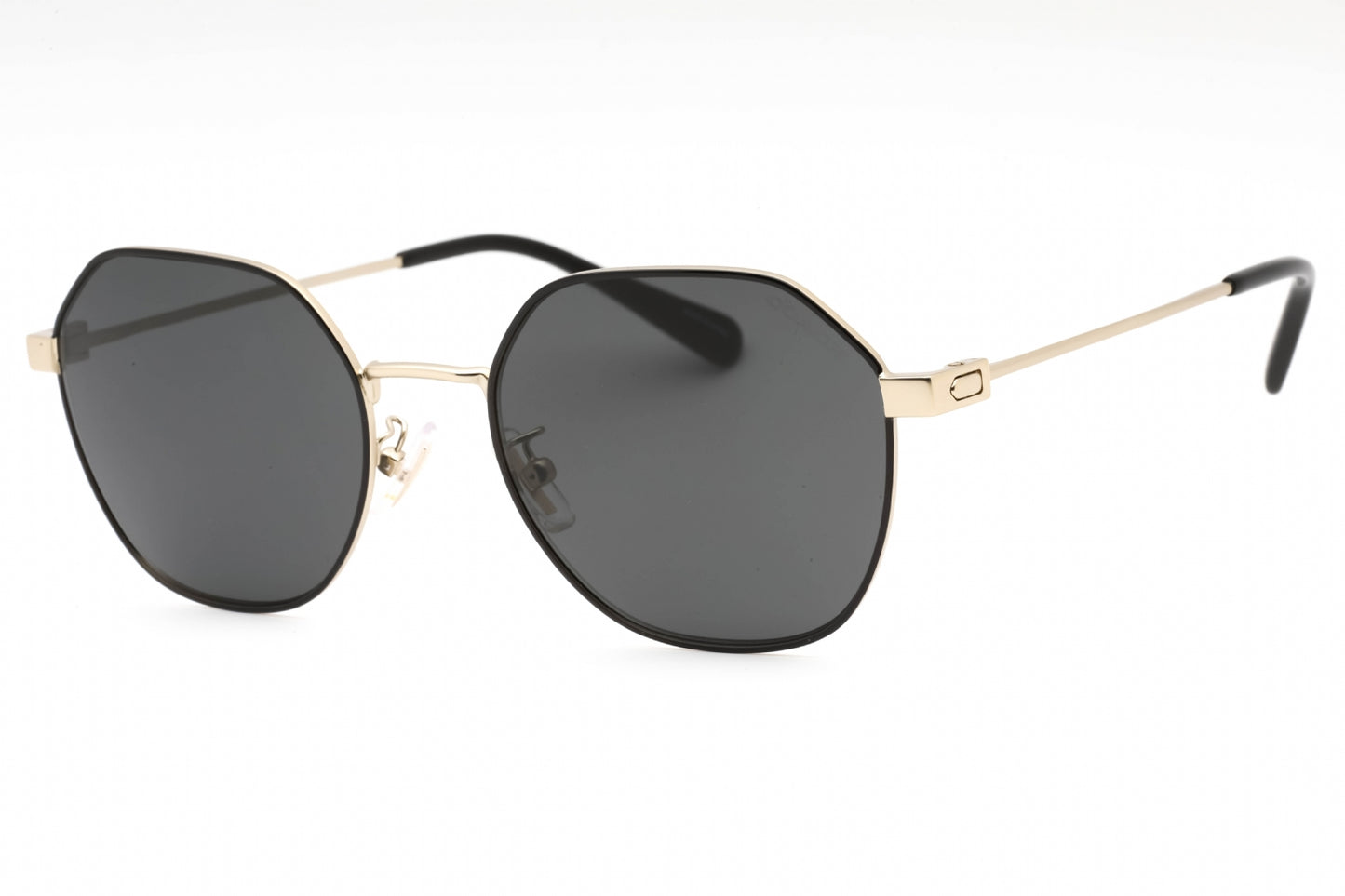 Coach 7155 900587 Sunglasses Shiny Light Gold Size : 54