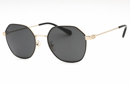 Coach 7155 900587 Sunglasses Shiny Light Gold Size : 54
