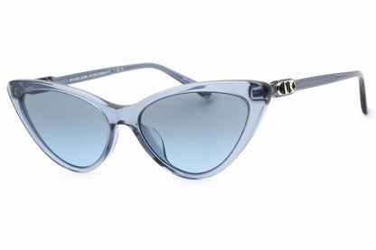 Michael Kors 2195u 39568f Sunglasses Transparent Blue Size : 56