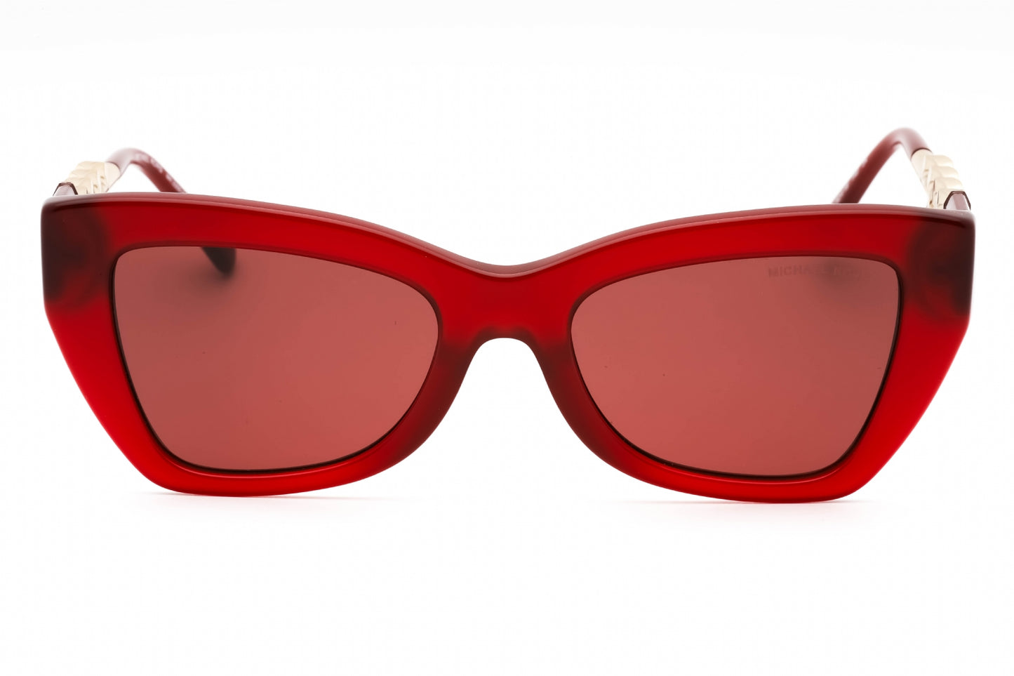 Michael Kors 2205 394975 Sunglasses Transparent Dark Red Size : 52