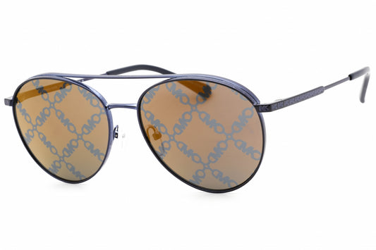 Michael Kors 1138 1895am Sunglasses Metallic Navy Blue Size : 58