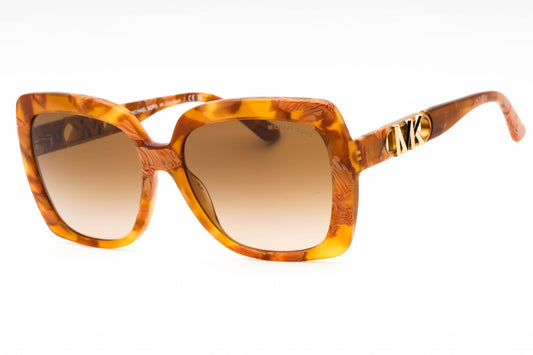 Michael Kors 2213 399913 Sunglasses Amber Graphic Tortoise Size : 57