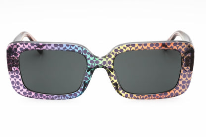 Coach 8380u 583587 Sunglasses Transparent Grey Signature C Pattern Size : 54