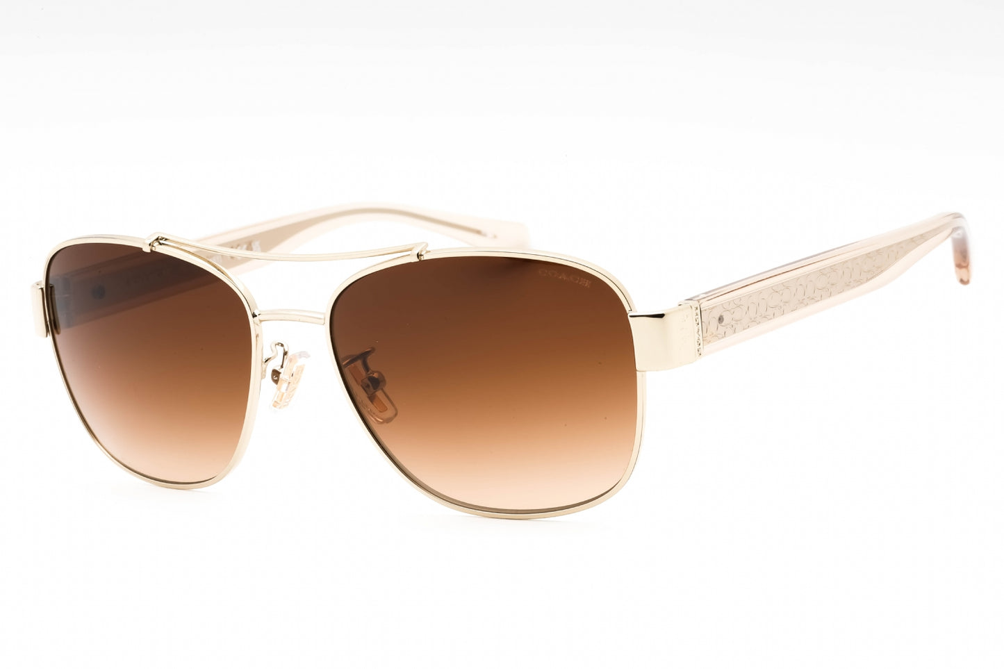 Coach 7064 926513 Sunglasses Gold Size : 56