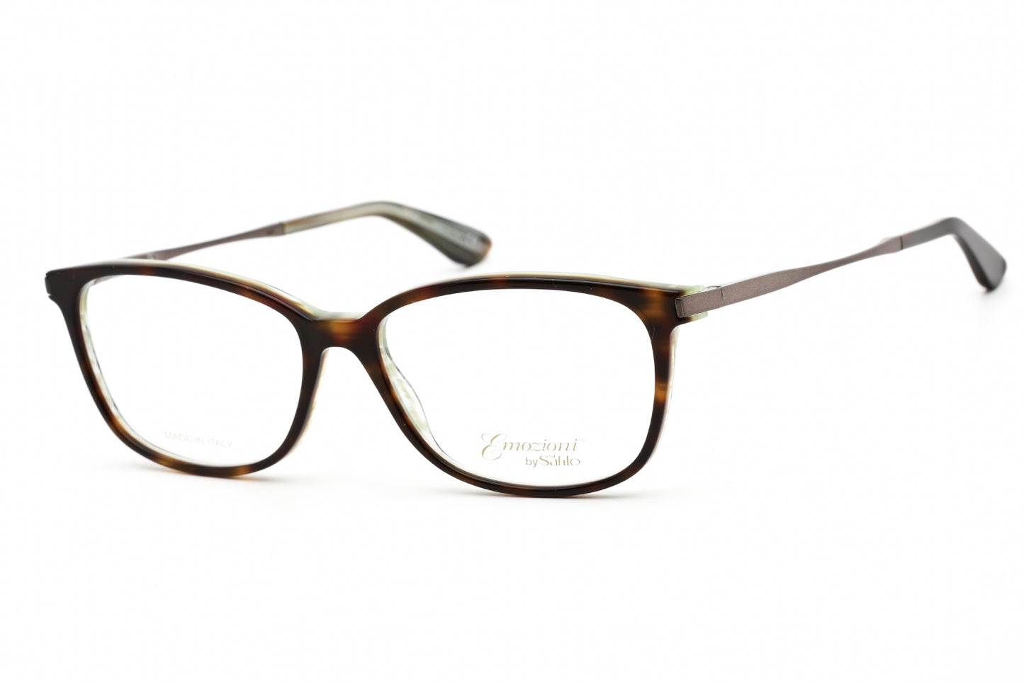 Emozioni 4044 Sh700 Eyeglasses Havana Green Gray Size : 53