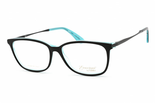 Emozioni 4044 Sjw00 Eyeglasses Black Turquoise Palladium Size : 53