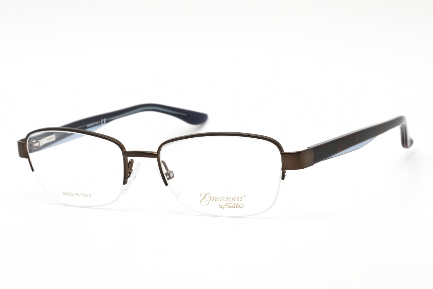 Emozioni 4373 Hgc00 Eyeglasses Brown Havana Size : 53