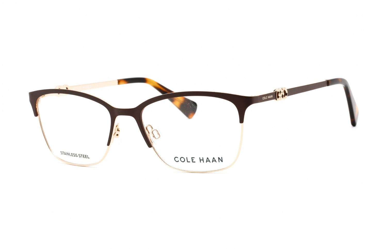 Cole Haan 5009 210 Eyeglasses Brown Size : 51