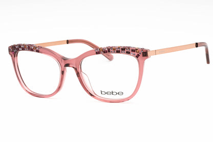 Bebe 5179 681 Eyeglasses Blush Crystal Size : 52