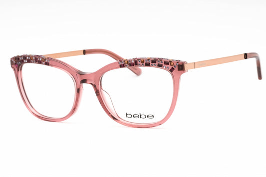 Bebe 5179 681 Eyeglasses Blush Crystal Size : 52