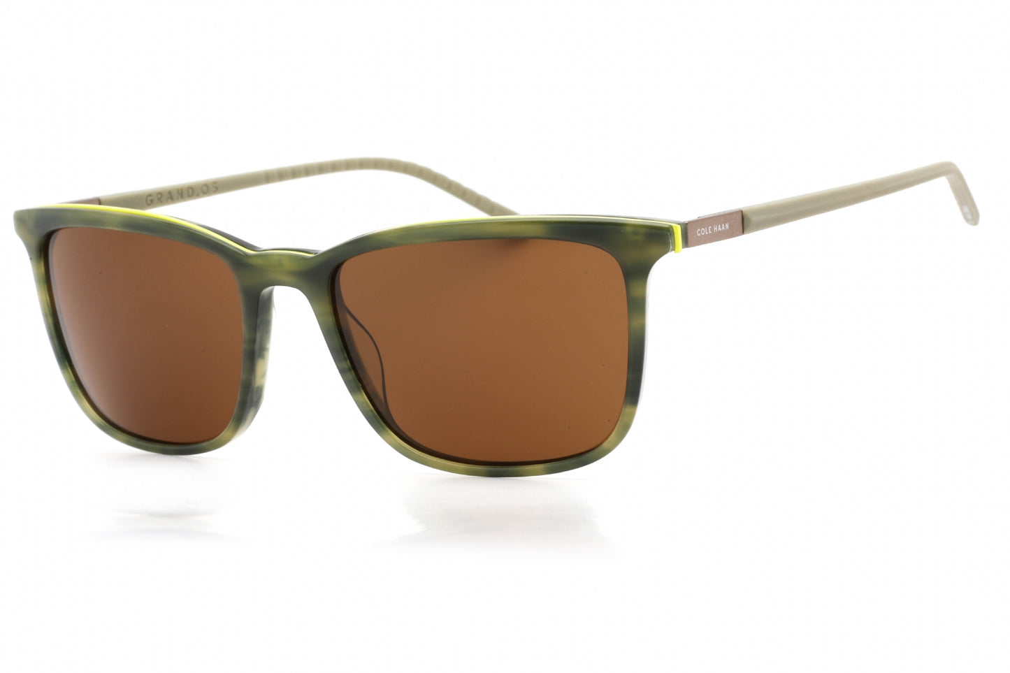 Cole Haan 6064 310 Sunglasses Olive Horn Size : 56
