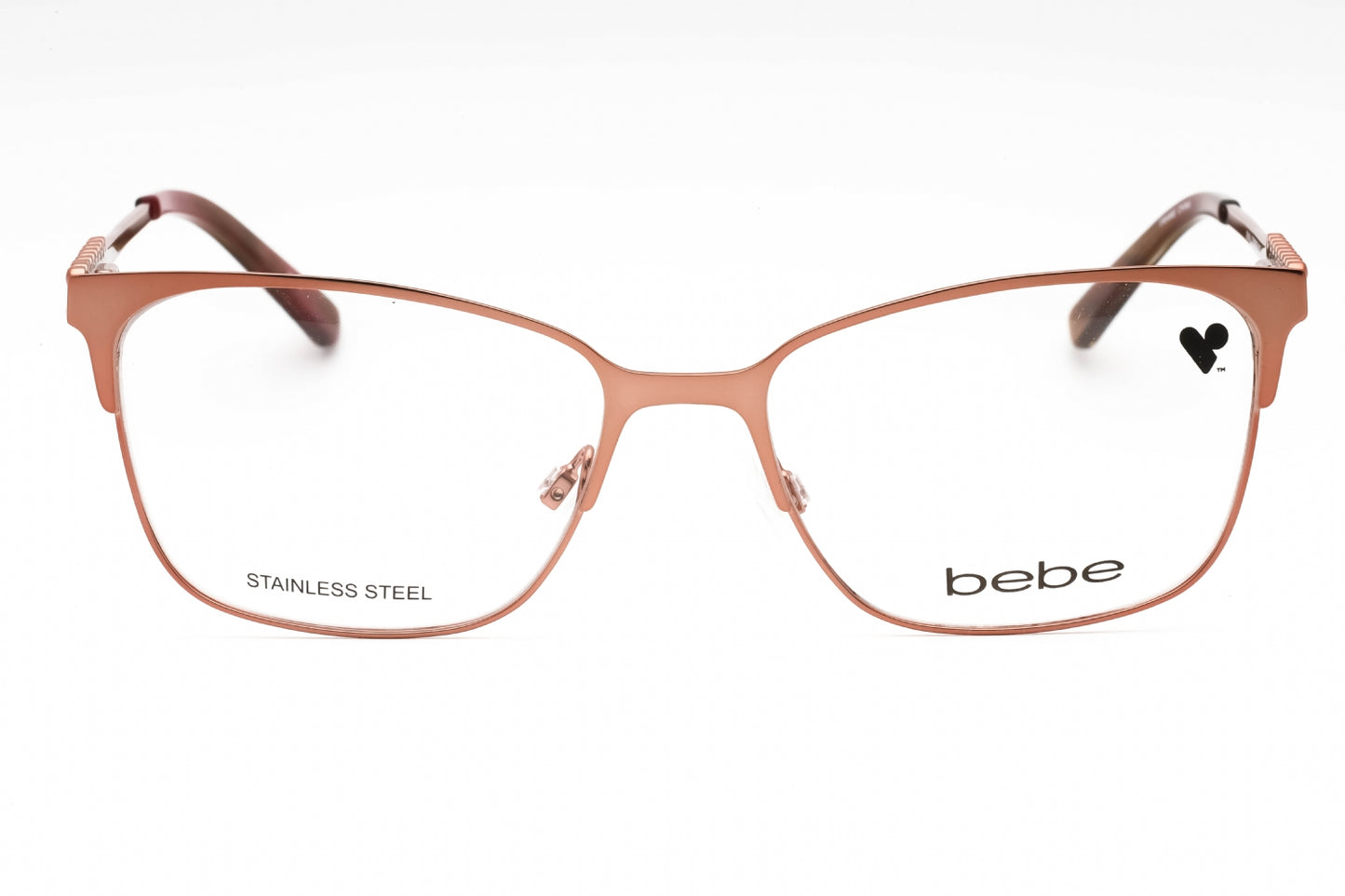Bebe 5155 770 Eyeglasses Rose Gold Size : 53