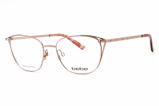 Bebe 5182 770 Eyeglasses Rose Gold Size : 53