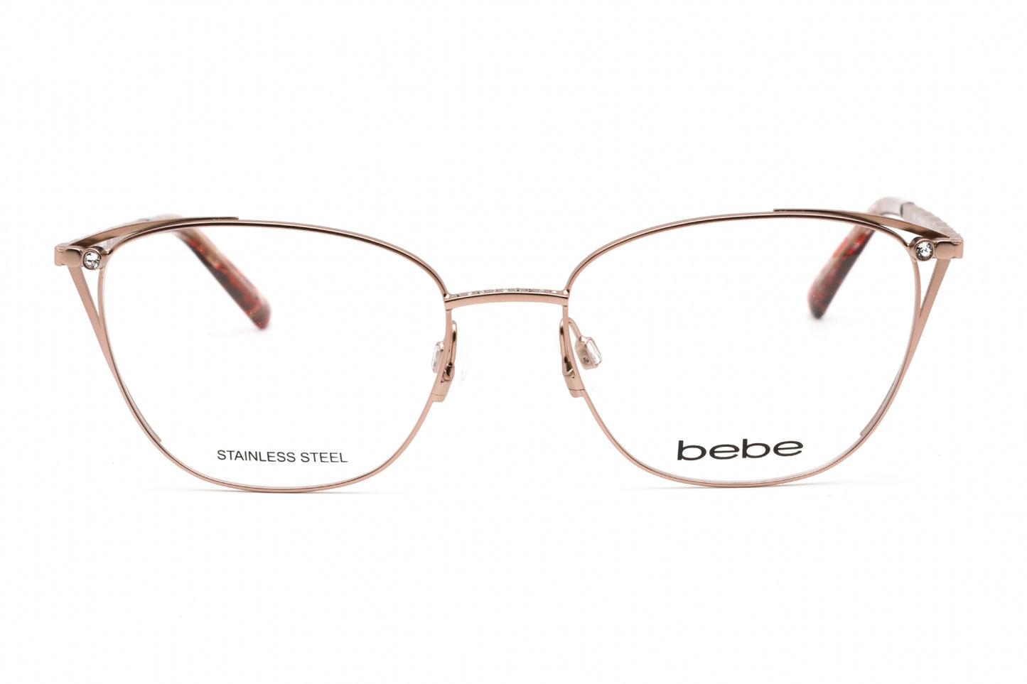 Bebe 5182 770 Eyeglasses Rose Gold Size : 53