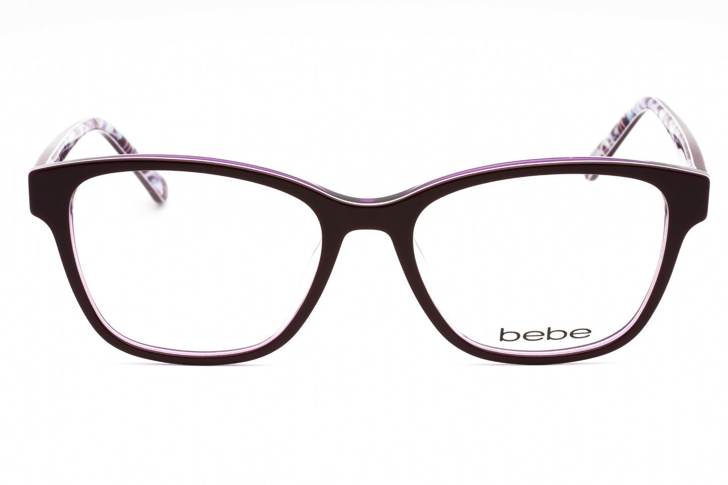 Bebe 5184 500 Eyeglasses Plum Size : 53