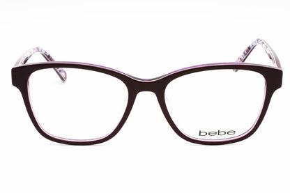 Bebe 5184 500 Eyeglasses Plum Size : 53