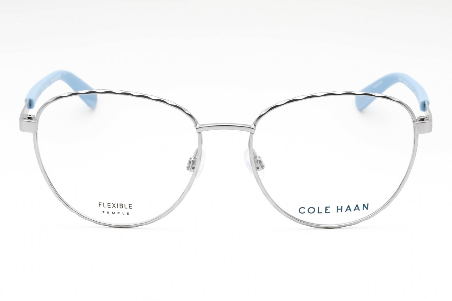 Cole Haan 5045 40 Eyeglasses Silver Size : 55