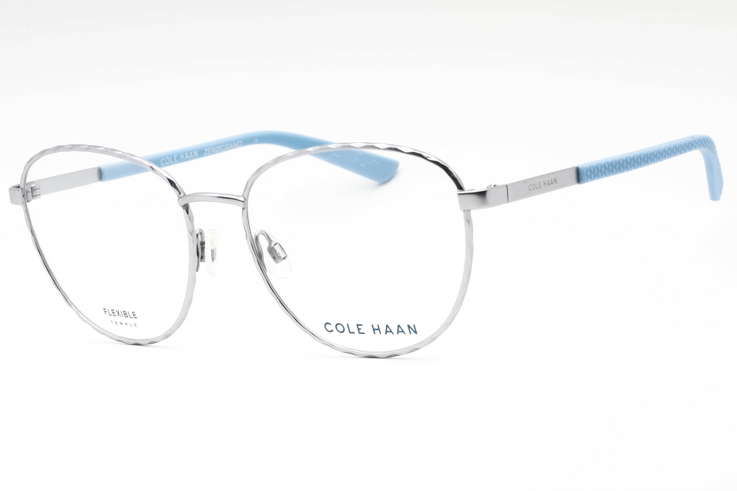 Cole Haan 5045 40 Eyeglasses Silver Size : 57