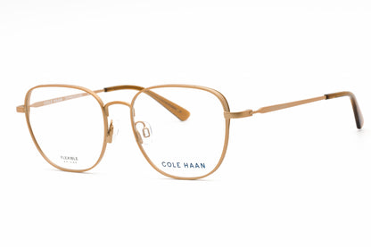 Cole Haan 4503 717 Eyeglasses Gold Size : 53
