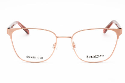 Bebe 5200 770 Eyeglasses Rose Gold Size : 51