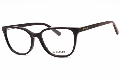 Bebe 5201 500 Eyeglasses Plum Size : 53