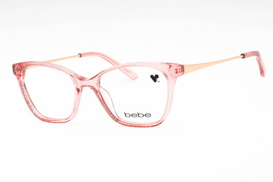 Bebe 5203 689 Eyeglasses Pink Crystal Size : 52