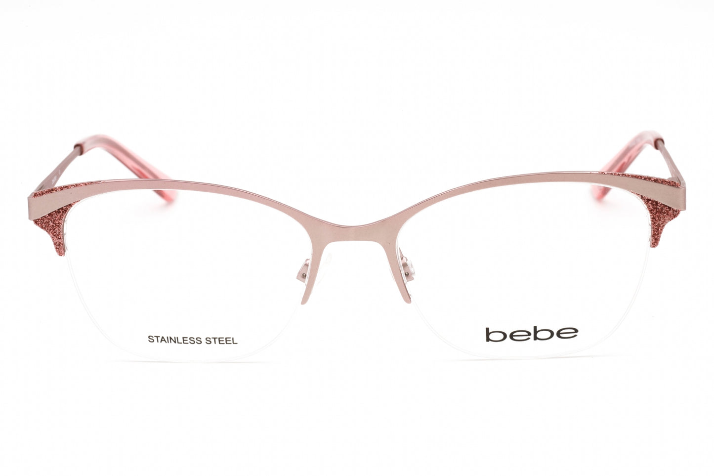 Bebe 5204 770 Eyeglasses Rose Gold Size : 52
