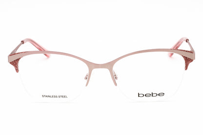 Bebe 5204 770 Eyeglasses Rose Gold Size : 52