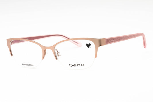 Bebe 5212 770 Eyeglasses Rose Gold Size : 53