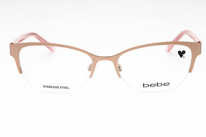 Bebe 5212 770 Eyeglasses Rose Gold Size : 53