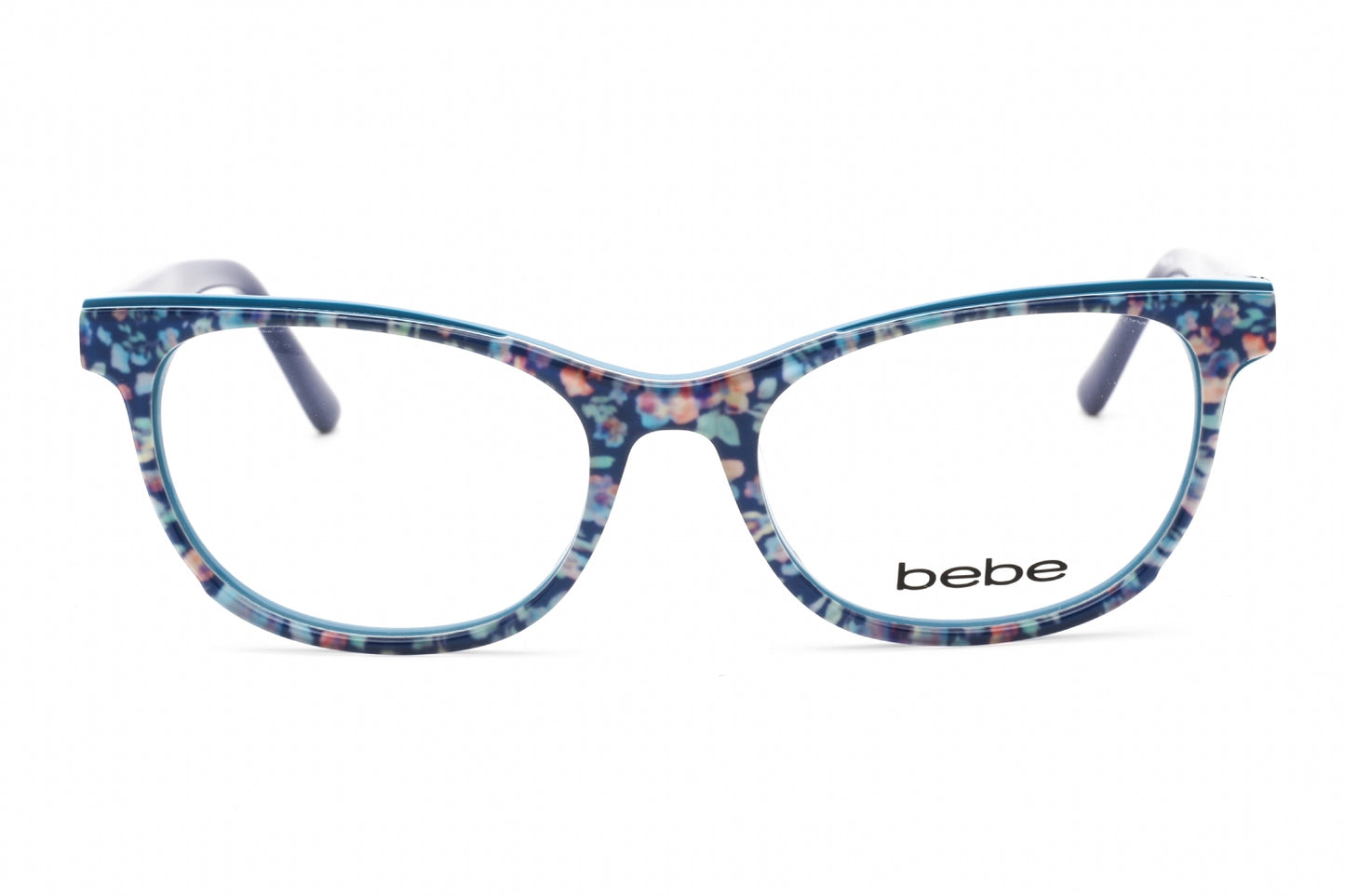 Bebe 5198 400 Eyeglasses Navy Floral Size : 51