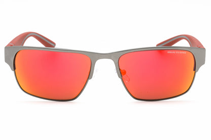 Armani Exchange 2046s 60036q Sunglasses Gunmetal Size : 57