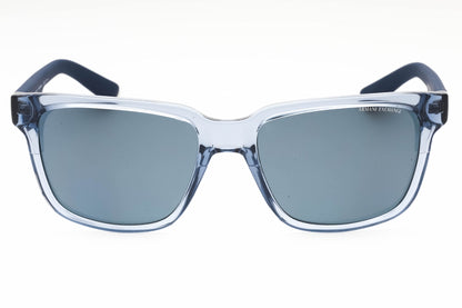 Armani Exchange 4026s 82782v Sunglasses Shiny Transparent Blue Size : 56