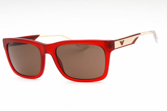Emporio Armani 4224 609373 Sunglasses Transparent Glossy Burgundy Size : 57