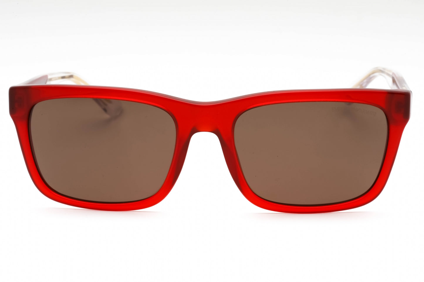 Emporio Armani 4224 609373 Sunglasses Transparent Glossy Burgundy Size : 57