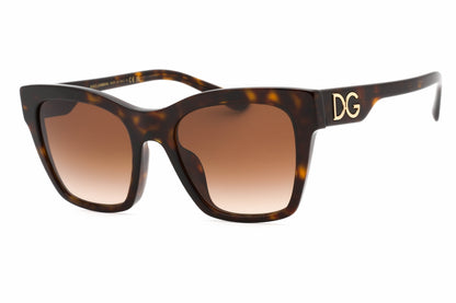 Dolce & Gabbana 4384f 50213 Sunglasses Dark Havana Size : 53
