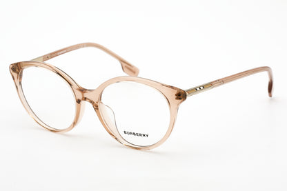 Burberry 2349f 3358 Eyeglasses Transparent Peach Pink Size : 53