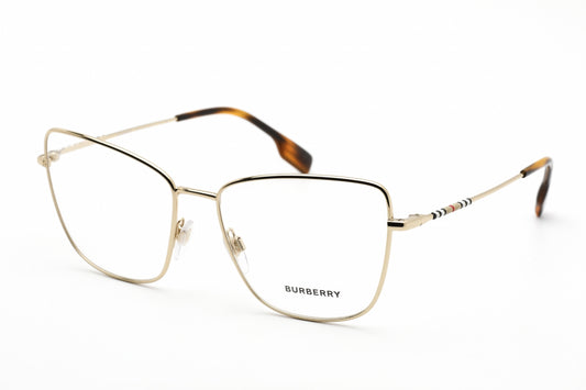 Burberry 1367 1109 Eyeglasses Light Gold Size : 55